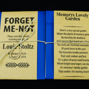 Navy Memorial Forget-Me-Not Seed Packets