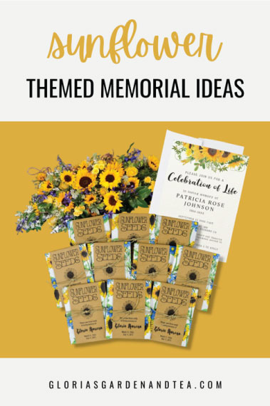 Sunflower Themed Memorial Ideas